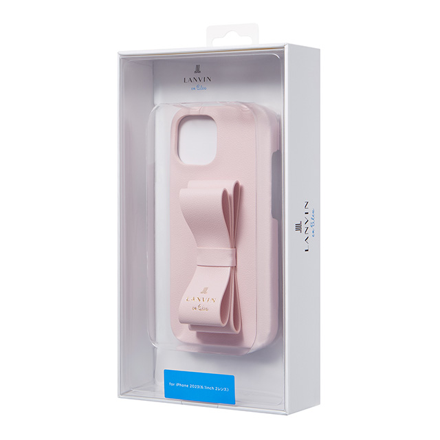 【iPhone15 ケース】Slim Wrap Case Stand ＆ Ring Ribbon (Sakura Pink)サブ画像