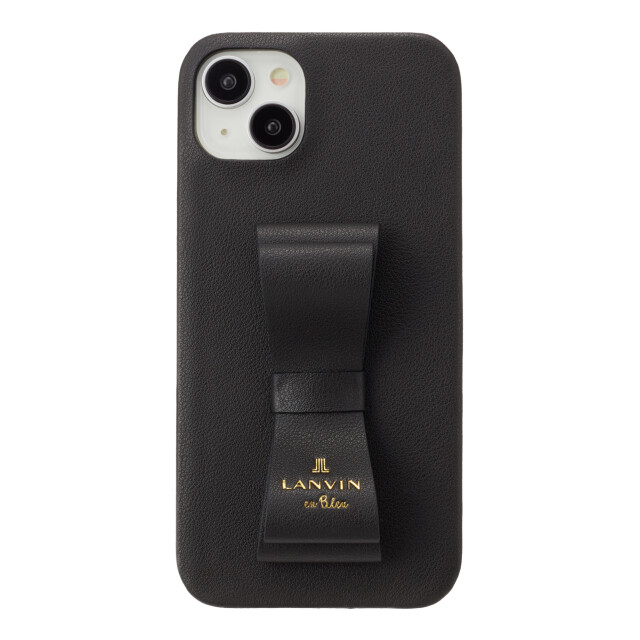 【iPhone15 Plus ケース】Slim Wrap Case Stand ＆ Ring Ribbon (Black)サブ画像