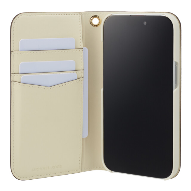 【iPhone15 ケース】Folio Case Stripe with Tassel Charm for MagSafe (Vanilla)goods_nameサブ画像