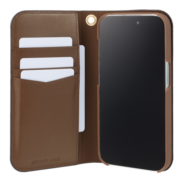 【iPhone15 Pro ケース】Folio Case Stripe with Tassel Charm for MagSafe (Brown)goods_nameサブ画像