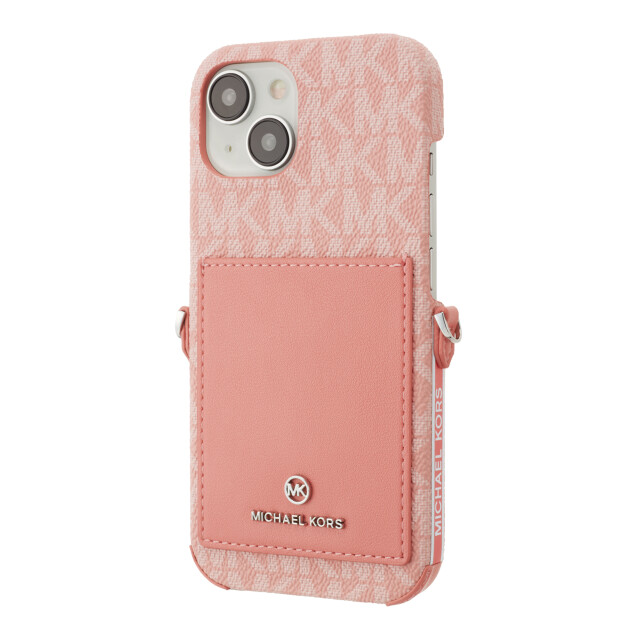 【iPhone15 ケース】Wrap Case Pocket with Strap (Pink)