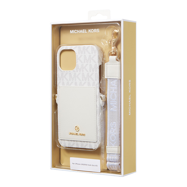 【iPhone15 ケース】Wrap Case Pocket with Strap (Vanilla) UNiCASE