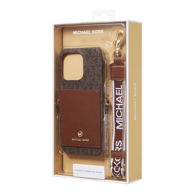 【iPhone15 Pro ケース】Wrap Case Pocket with Strap (Brown)サブ画像