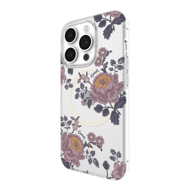 【iPhone15 Pro ケース】Protective Case for MagSafe (Moody Floral/Purple/Glitter/Clear)サブ画像