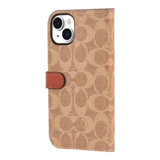 【iPhone15 Plus ケース】Folio Case (Signature C Tan)サブ画像