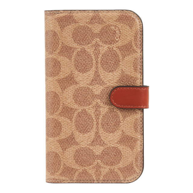 【iPhone15 Pro ケース】Folio Case (Signature C Tan)