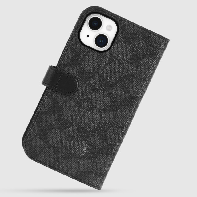 【iPhone15 Plus ケース】Folio Case (Signature C Charcoal)サブ画像