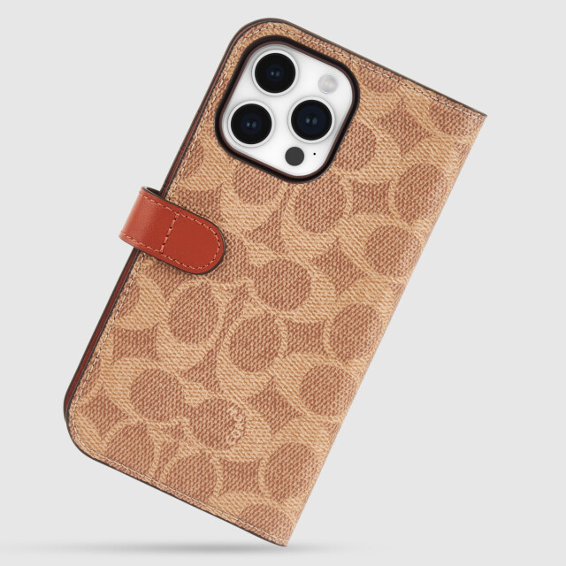 【iPhone15 Pro Max ケース】Folio Case (Signature C Tan)goods_nameサブ画像