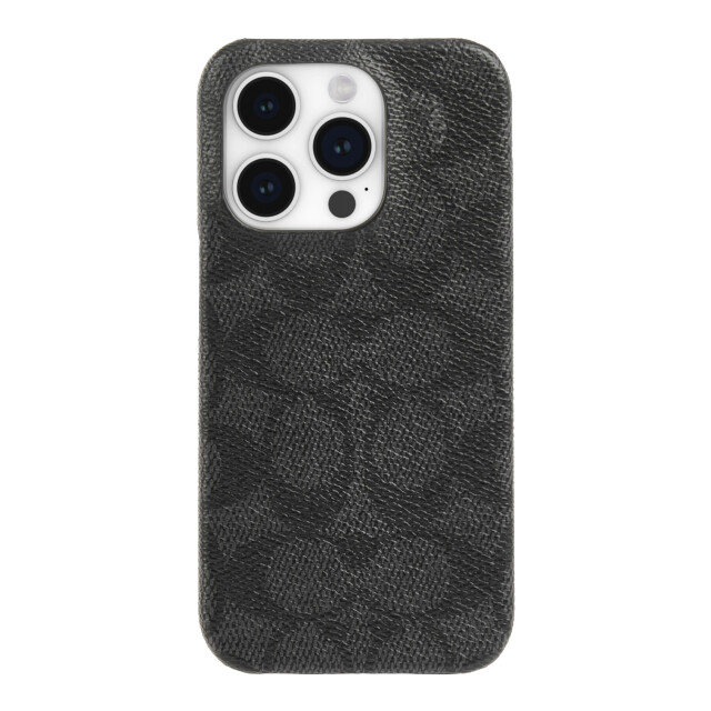 【iPhone15 Pro ケース】Leather Slim Wrap Case (Signature C Charcoal)goods_nameサブ画像