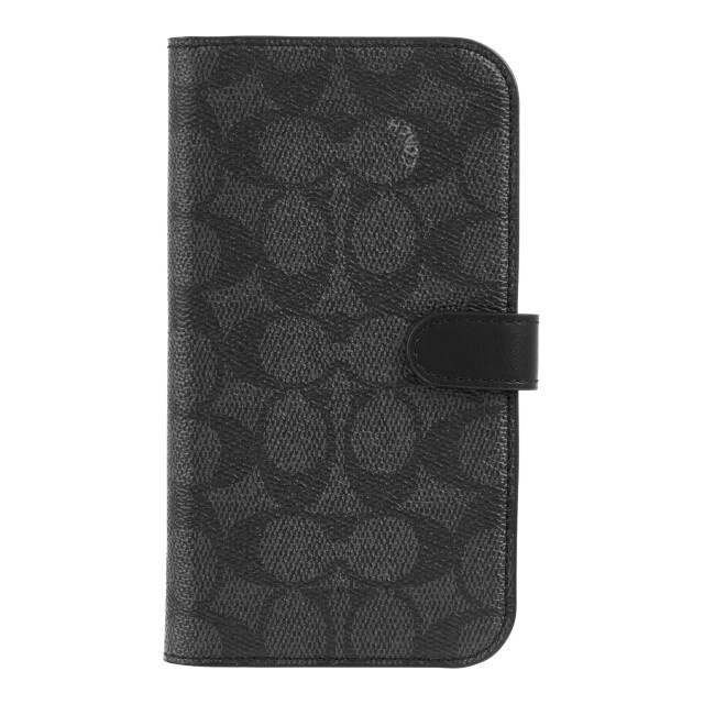 【iPhone15 Plus ケース】Folio Case (Signature C Charcoal)