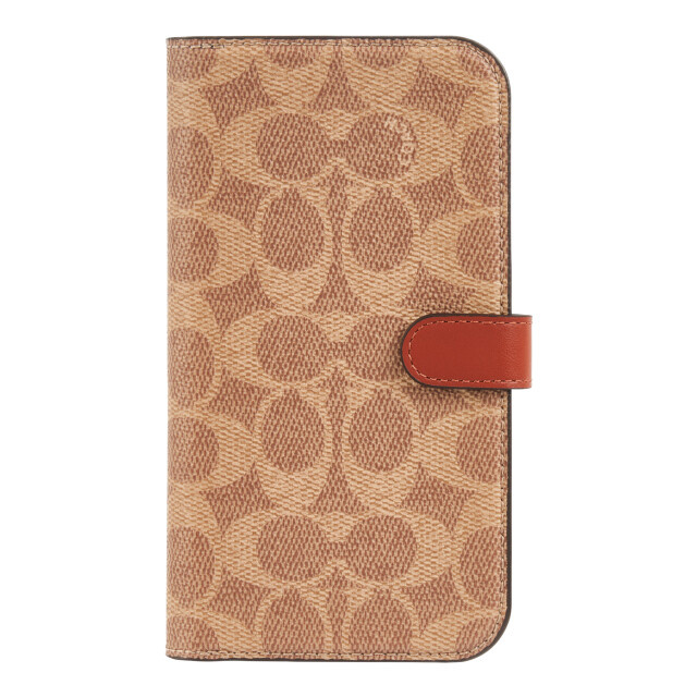 【iPhone15 Pro Max ケース】Folio Case (Signature C Tan)