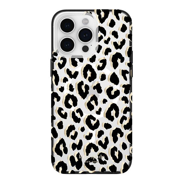 【iPhone15 Pro Max ケース】Protective Hardshell Case for MagSafe (City Leopard Black/Gold Foil/Clear)goods_nameサブ画像