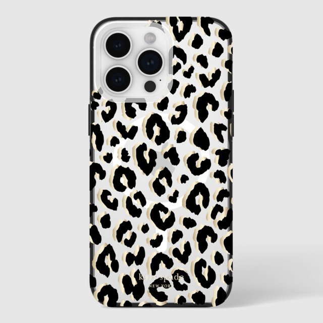 【iPhone15 Pro Max ケース】Protective Hardshell Case for MagSafe (City Leopard Black/Gold Foil/Clear)goods_nameサブ画像