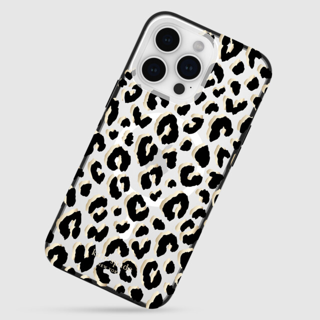 【iPhone15 Pro Max ケース】Protective Hardshell Case for MagSafe (City Leopard Black/Gold Foil/Clear)サブ画像