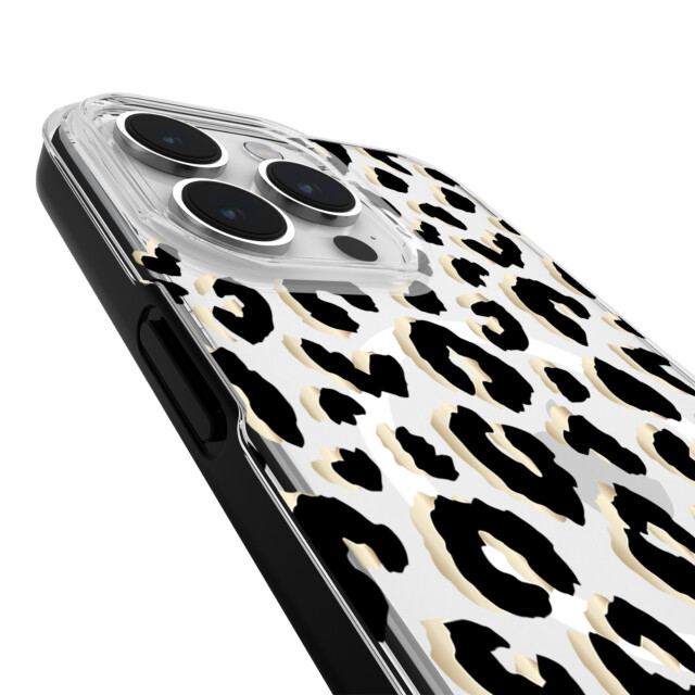 【iPhone15 Pro Max ケース】Protective Hardshell Case for MagSafe (City Leopard Black/Gold Foil/Clear)goods_nameサブ画像