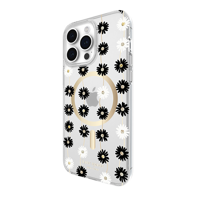 【iPhone15 Pro Max ケース】Protective Hardshell Case for MagSafe (Daisy Chain/Black/White/Gold Glitter/Gold Foil Logo)サブ画像