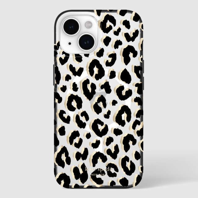 【iPhone15/14/13 ケース】Protective Hardshell Case for MagSafe (City Leopard Black/Gold Foil/Clear)サブ画像