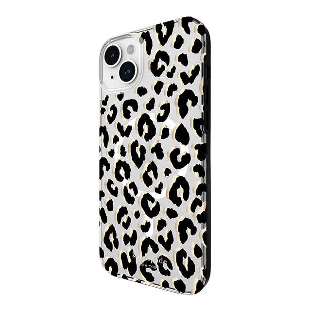 【iPhone15 Plus ケース】Protective Hardshell Case for MagSafe (City Leopard Black/Gold Foil/Clear)goods_nameサブ画像