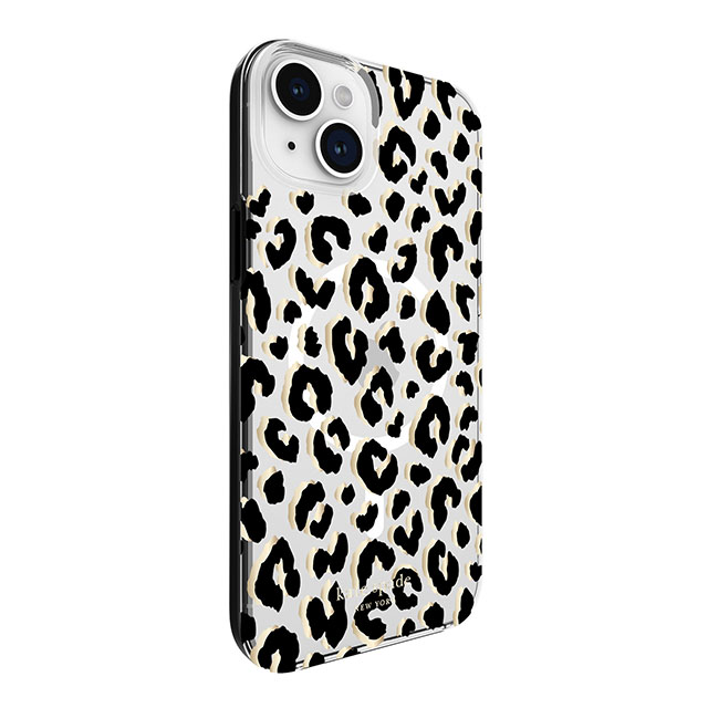 【iPhone15 Plus ケース】Protective Hardshell Case for MagSafe (City Leopard Black/Gold Foil/Clear)goods_nameサブ画像