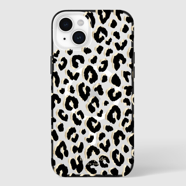 【iPhone15 Plus ケース】Protective Hardshell Case for MagSafe (City Leopard Black/Gold Foil/Clear)サブ画像