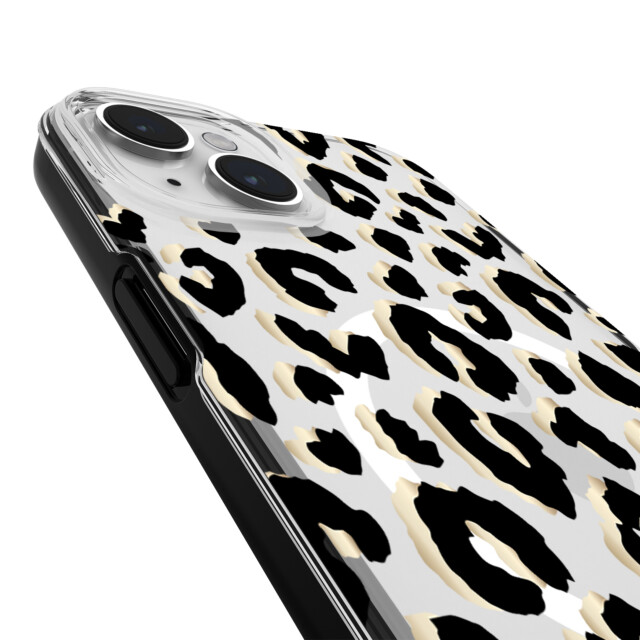 【iPhone15 Plus ケース】Protective Hardshell Case for MagSafe (City Leopard Black/Gold Foil/Clear)サブ画像