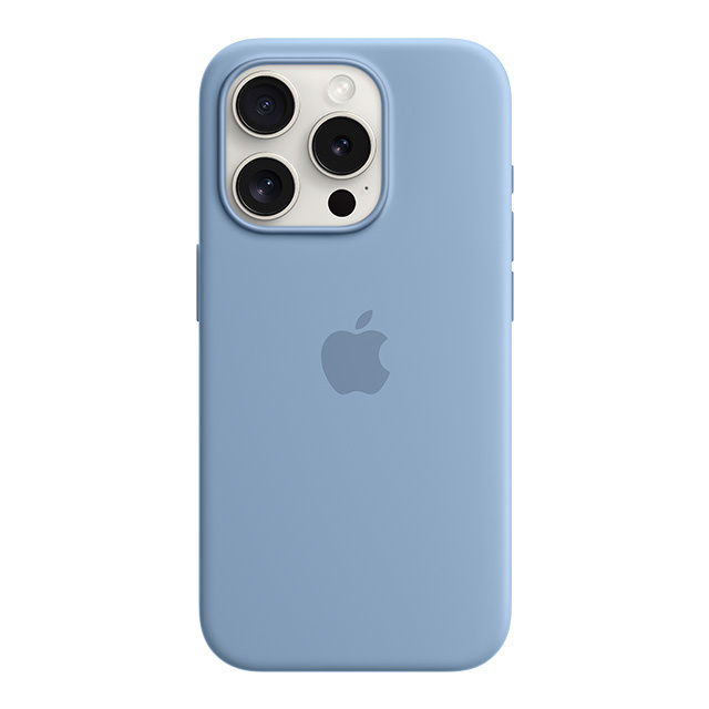 MagSafe対応iPhone 15 Pro シリコーンケース - ストームブルー Apple 