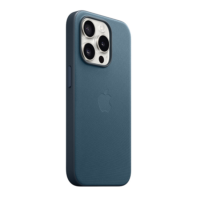 MagSafe対応 iPhone15 Pro ファインウーブンケース ブルー