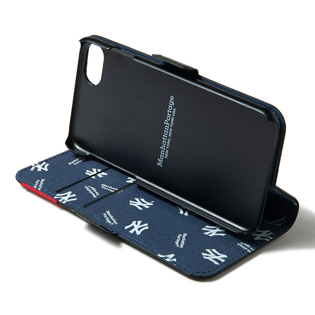 【iPhoneSE(第3/2世代)/8/7 ケース】MLB Embroidery Book Type Case (NYY)goods_nameサブ画像