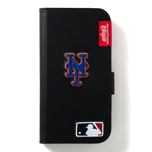 【iPhone14/13 ケース】MLB Embroidery Book Type Case (NYM)