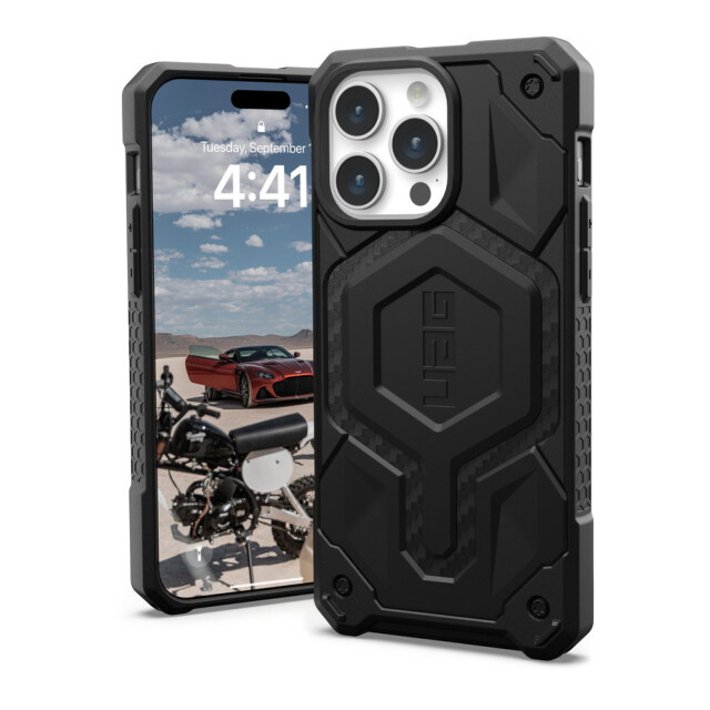 【iPhone15 Pro Max ケース】UAG MONARCH PRO (カーボンファイバー)