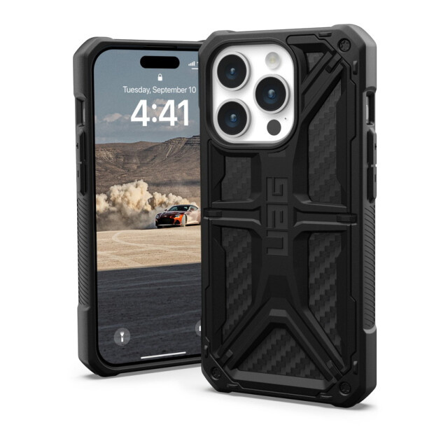 【iPhone15 Pro ケース】UAG MONARCH (カーボンファイバー)