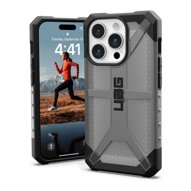 【iPhone15 Pro ケース】UAG PLASMA (アッシュ)