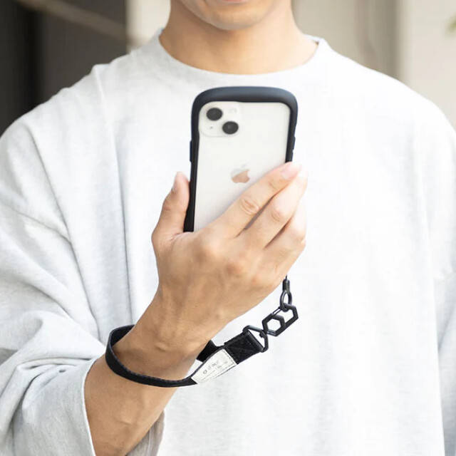 iFace Hang and ハンドストラップ (ブラック)goods_nameサブ画像