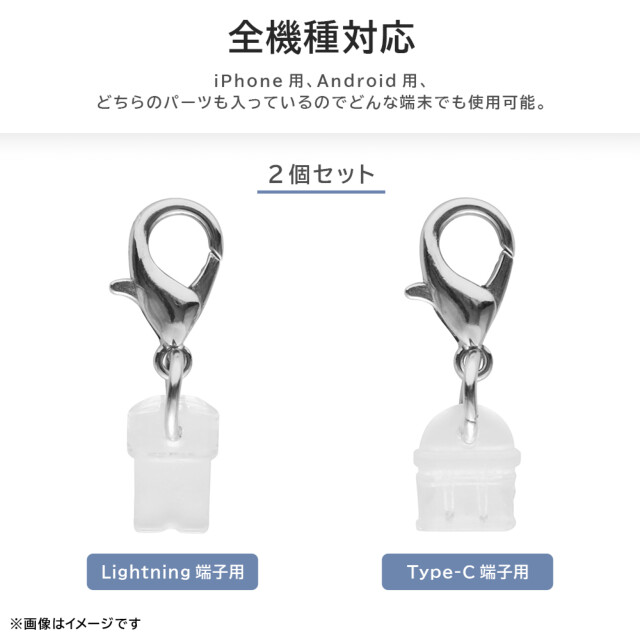 ディズニー/コネクタカバー ストラップ (スティッチ_ブルー)goods_nameサブ画像