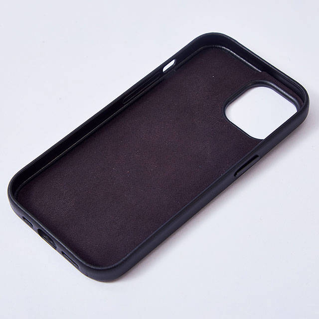 【iPhone15/14/13 ケース】Leather Plain Case(black)goods_nameサブ画像