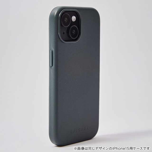 【iPhone15 Pro ケース】Leather Plain Case(green)goods_nameサブ画像