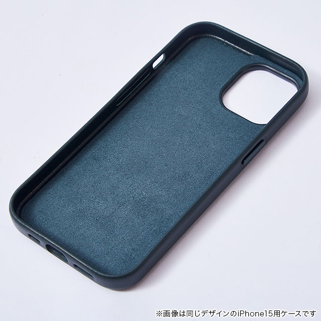 【iPhone15 Pro ケース】Leather Plain Case(green)サブ画像