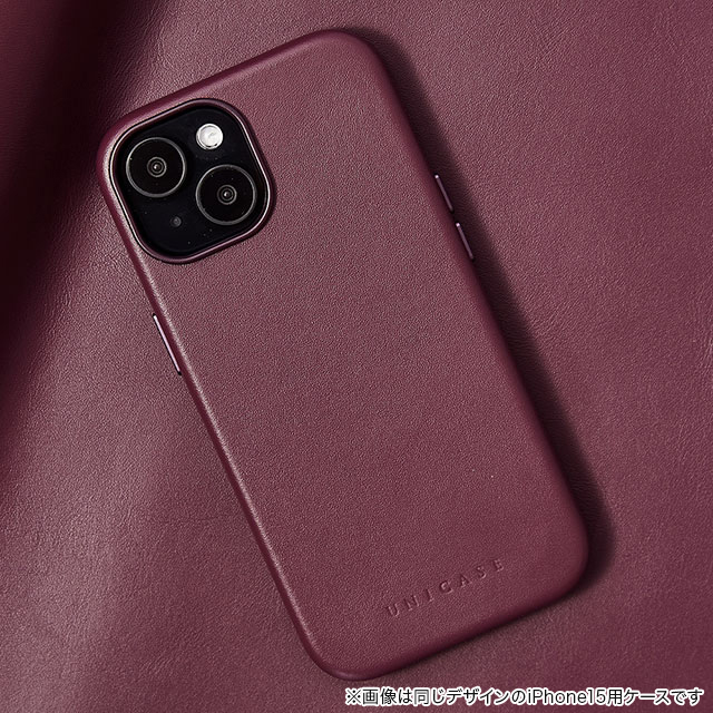 【iPhone15 Pro ケース】Leather Plain Case(purple)サブ画像