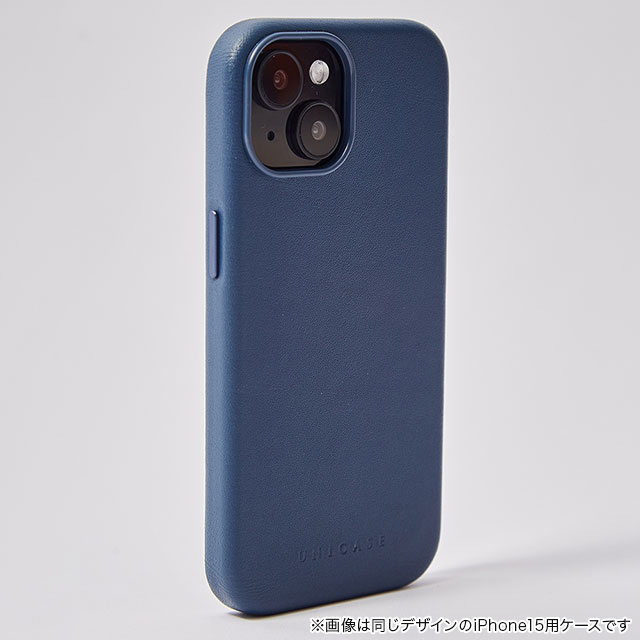 【iPhone15 Pro ケース】Leather Plain Case(blue)goods_nameサブ画像