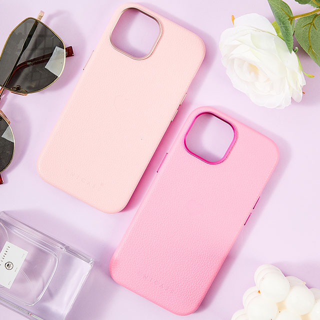 【iPhone15/14/13 ケース】Heart Shrink Case(pale pink)goods_nameサブ画像