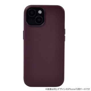 iPhone15 Pro ケース】Leather Plain Case(black) UNiCASE