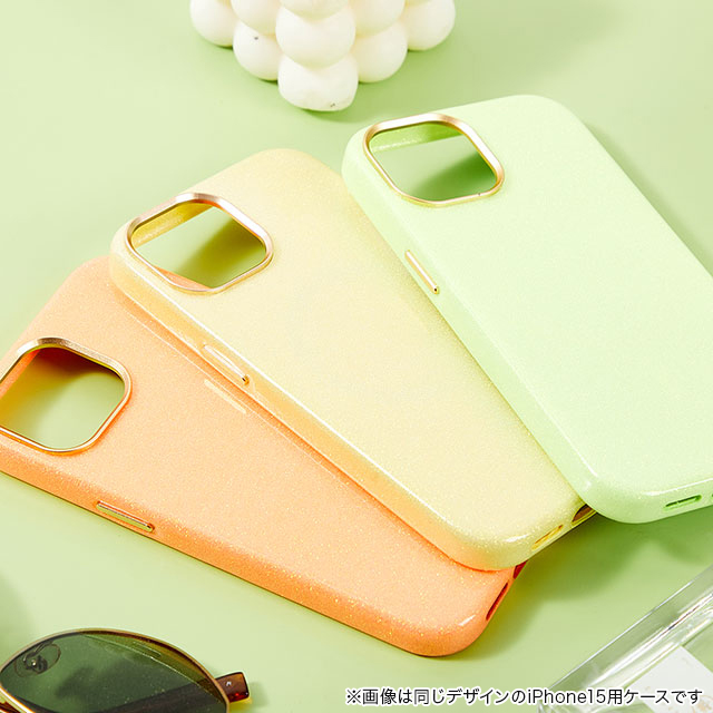 【iPhone15 Pro ケース】Sparkling Case(orange)goods_nameサブ画像