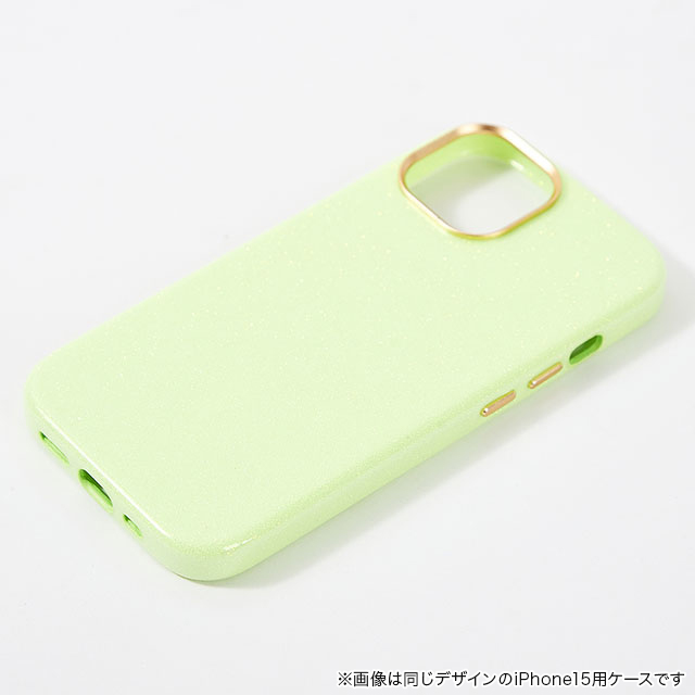 【iPhone15 Pro ケース】Sparkling Case(neon green)goods_nameサブ画像