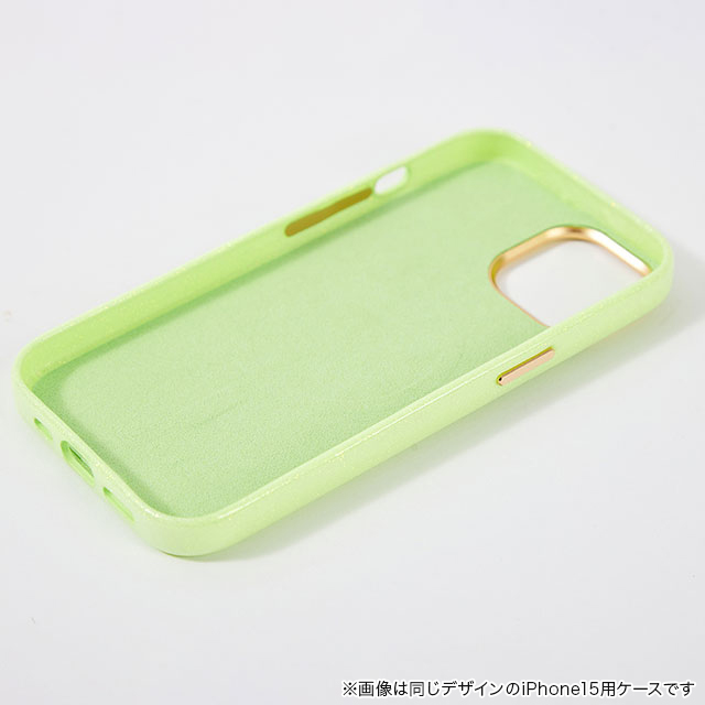 【iPhone15 Pro ケース】Sparkling Case(neon green)goods_nameサブ画像