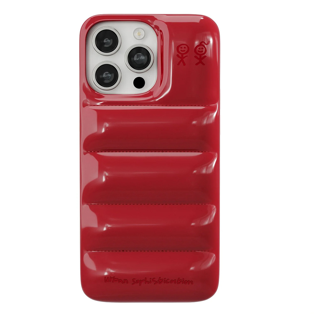 【iPhone15 Pro Max ケース】THE PUFFER CASE (ROUGE)