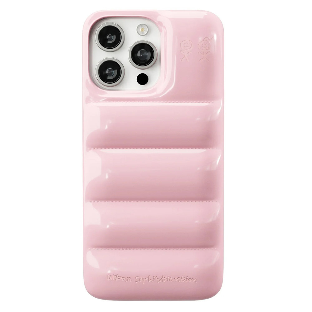 【iPhone15 Pro Max ケース】THE PUFFER CASE (PINK GLOSS)