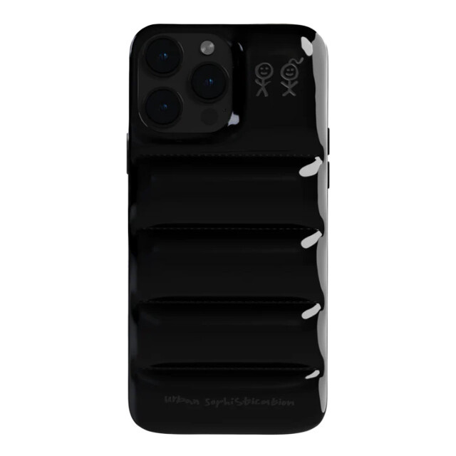 【iPhone15 Pro ケース】THE PUFFER CASE (BLACK MANHATTAN)