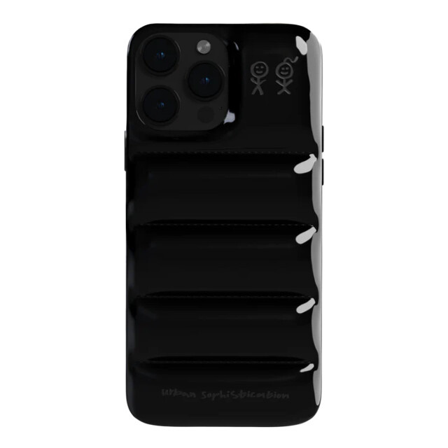 【iPhone12/12 Pro ケース】THE PUFFER CASE (BLACK MANHATTAN)