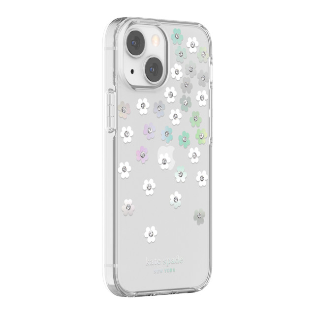 【アウトレット】【iPhone13 mini ケース】Protective Hardshell Case (Scattered Flowers/Iridescent/Clear/White/Gems)goods_nameサブ画像