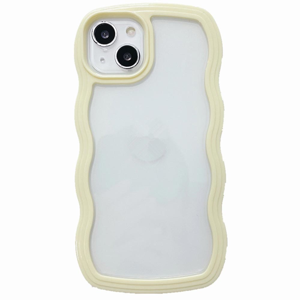 【iPhone15/14/13 ケース】Wavy Case (yellow)